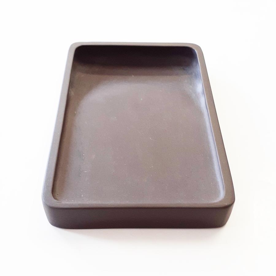 現品限り】坑仔巌 端渓硯 長方型 6吋 硯 書道硯 こうしがん たん