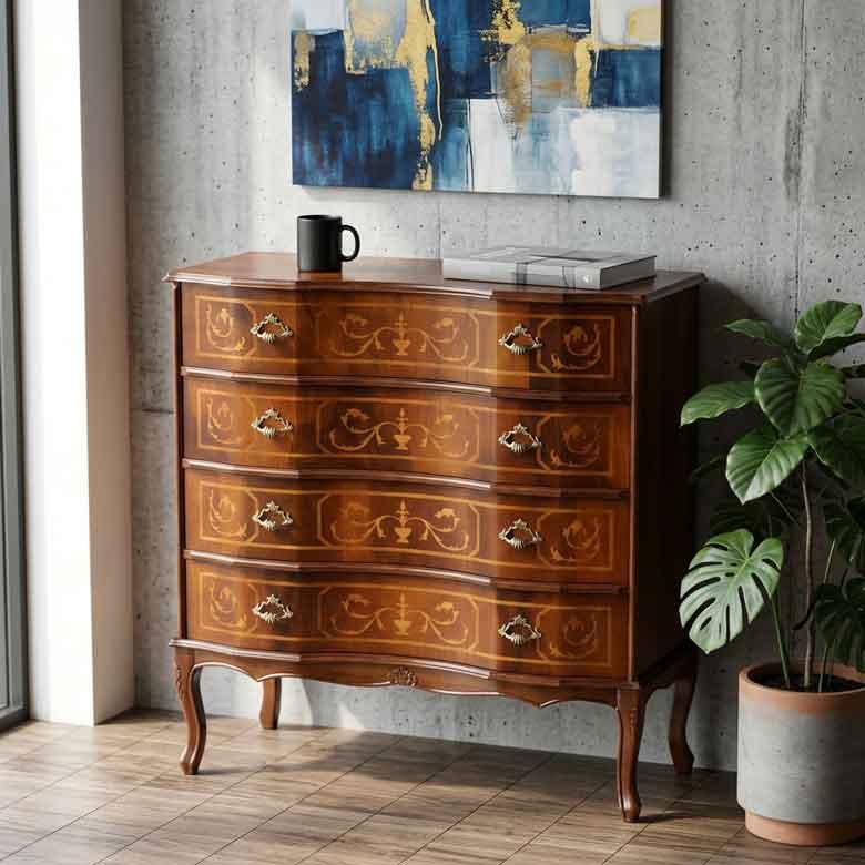 パンパンダ様昭和家具 アンティーク チェスト ジュテーム 昭和63年製造