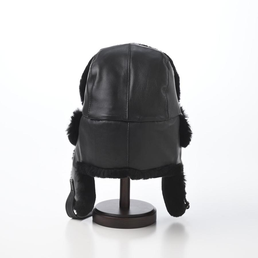 CROWN CAP（クラウンキャップ） 飛行帽 レザーフライトキャップ 防寒帽