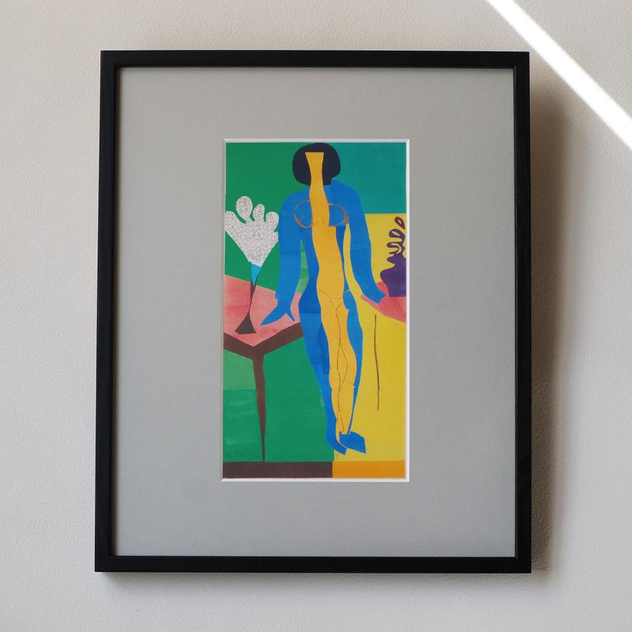 最終価格MOMA DESIGN STORE マティス タヒチ切り絵 黒フレーム 最終