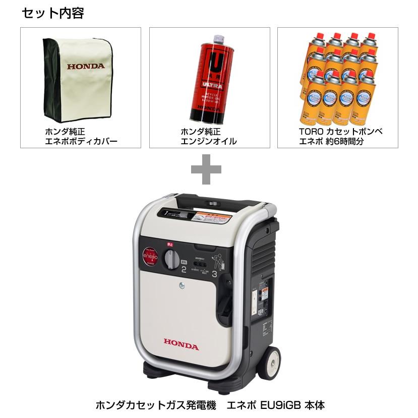 ホンダ（HONDA） 発電機 家庭用 インバーター ガスボンベ仕様 EU9IGB