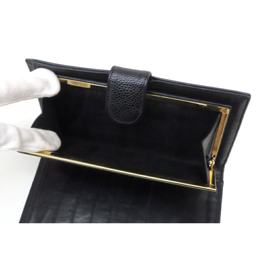 CHANEL（シャネル） 二つ折り財布 手帳型財布 ココマーク A13498 黒