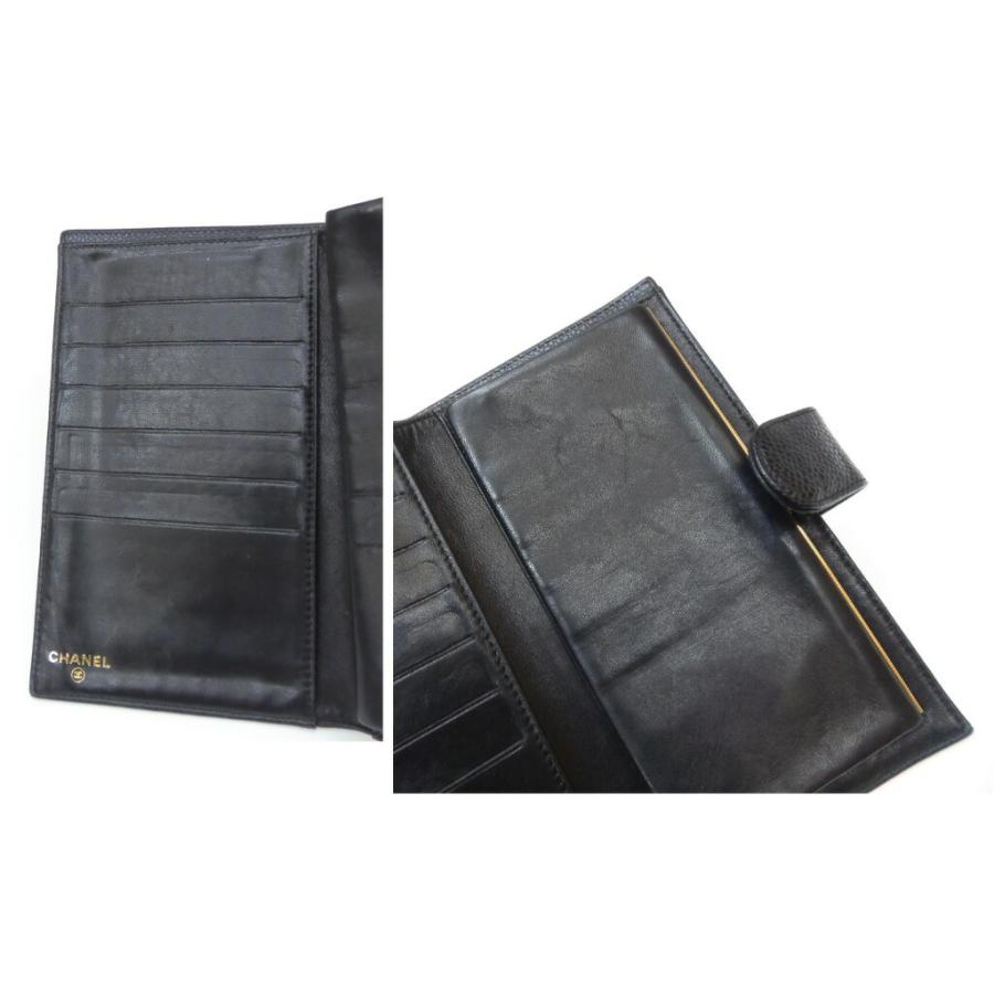 CHANEL（シャネル） 二つ折り財布 手帳型財布 ココマーク A13498 黒
