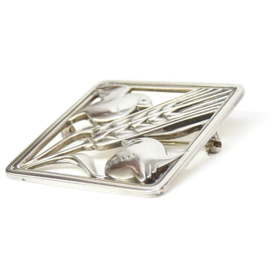 Georg Jensen（ジョージ ジェンセン） ブローチ 麦と小鳥 /シルバー