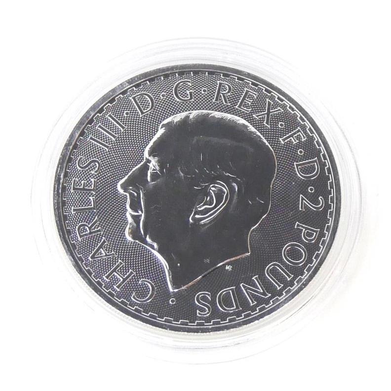 イギリス ブリタニア銀貨 1オンス 1oz 2024年(68893) : 堀田商事質店