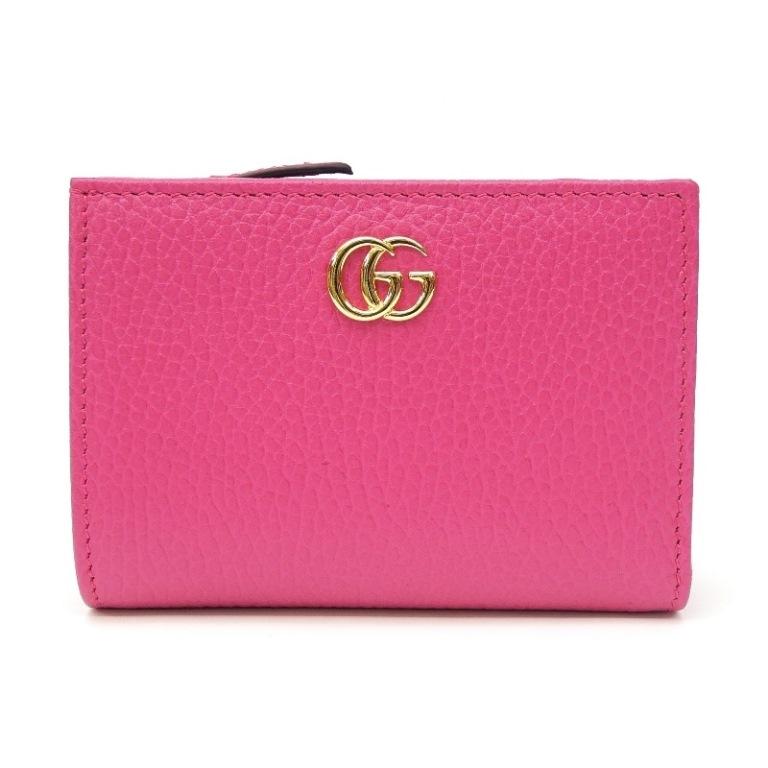 GUCCI（グッチ） ダブルGバイカラースモールウォレット 二つ折り財布