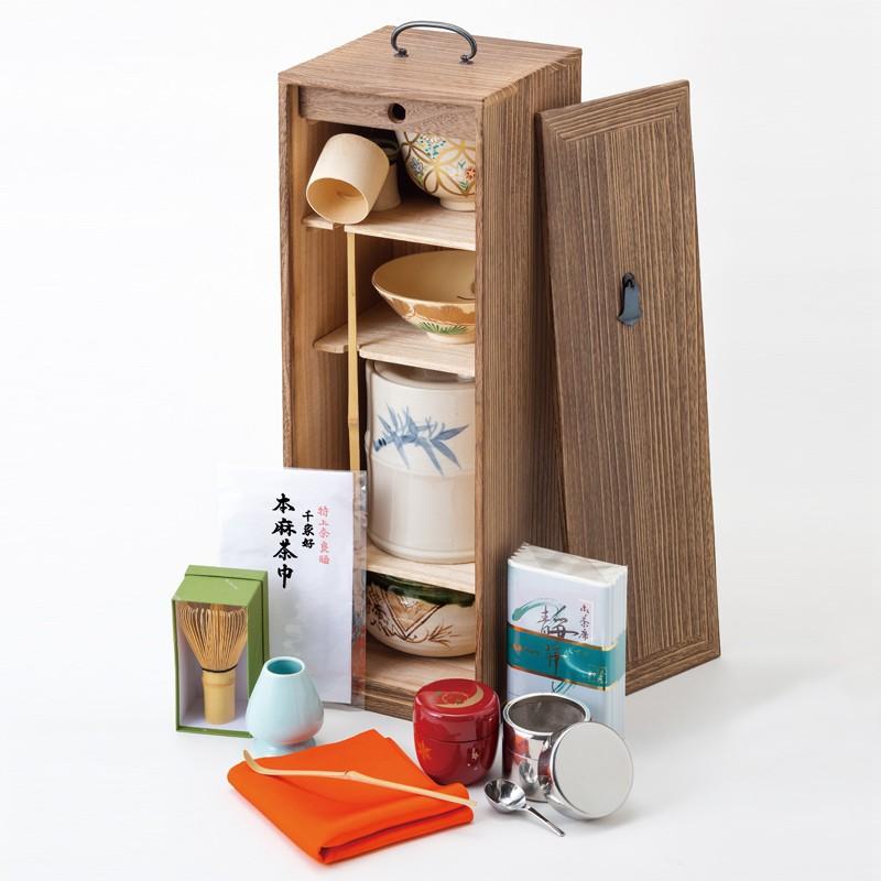 茶道具 短冊焼桐セット大 星乃華 ほしのはな : 八女星野茶 星乃華