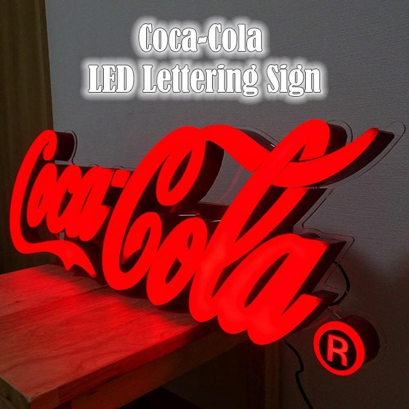 Coca Cola（コカコーラ） LEDライト ガレージ 看板 ネオン レタリング