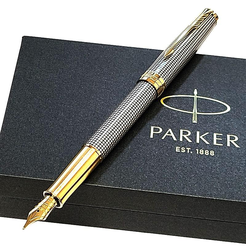 ソネット 万年筆 PAKER プレミアム シズレGT 細字 美しい スターリング