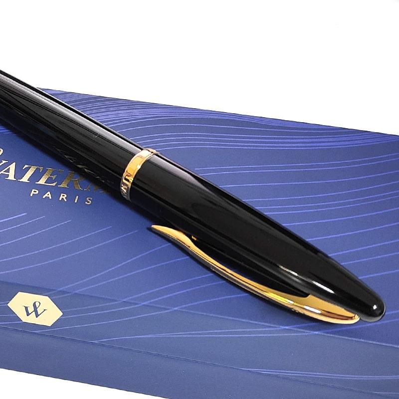 WATERMAN（ウォーターマン） 万年筆 中字 カレン ブラック・シーGT