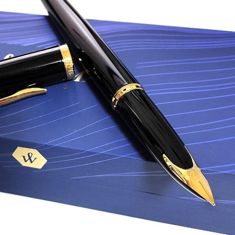 WATERMAN（ウォーターマン） 万年筆 中字 カレン ブラック・シーGT