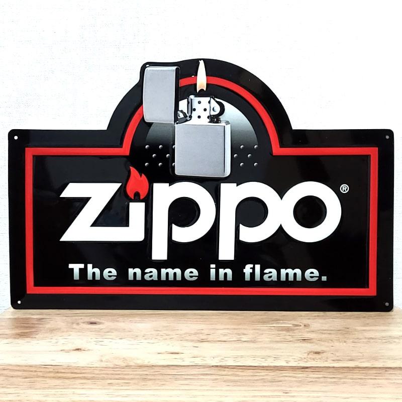 ZIPPO 看板 ライト 照明 ジッポー アメリカ雑貨 大きい ZIPPO 看板