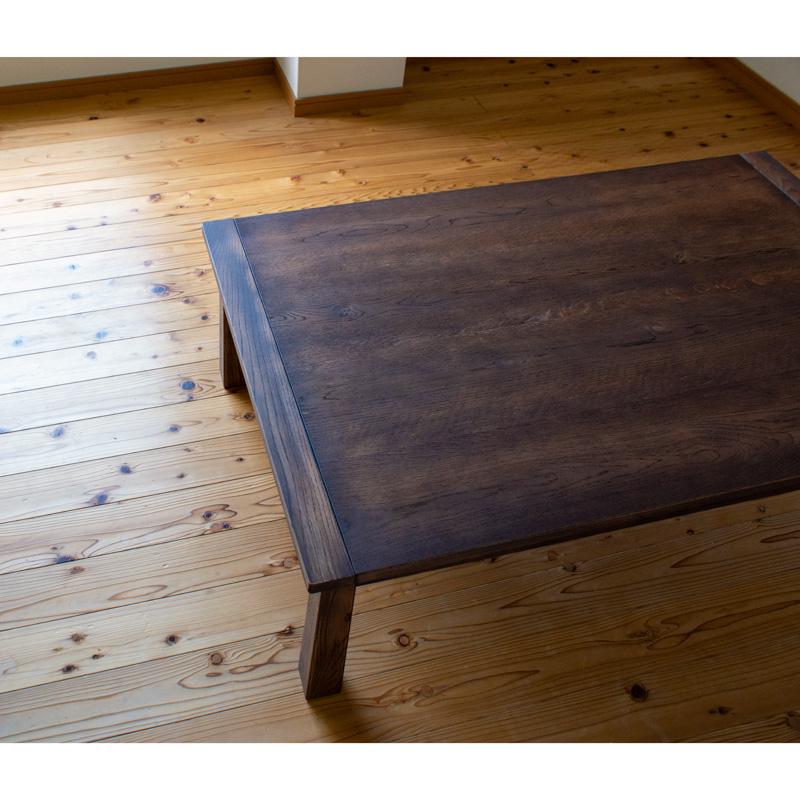 こたつ コタツ 家具調コタツ リビングテーブル 座卓 幅120cm 北海道産