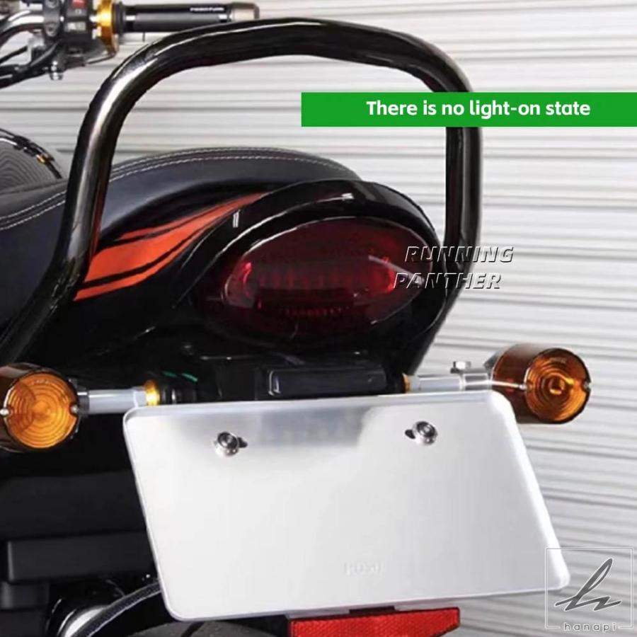 スモーク！カワサキ Z900RS テールランプ アワビテール 延長カラー進呈