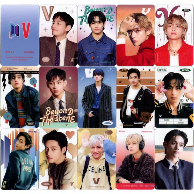 送料無料・速達】 V (防弾少年団 / BTS) グッズ - 透明 フォト トレカ