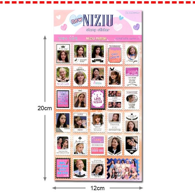 送料無料・速達】 NIZIU (ニジュー) NEW 記念 スタンプ シール