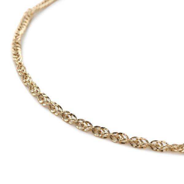 18金 アンクレット スクリュー チェーン ゴールド レディース K18 18K