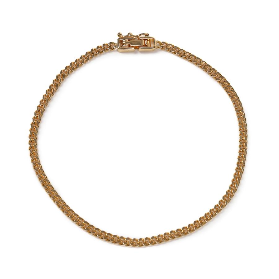 18金 喜平ブレスレット 2面 5g 18cm K18 メンズ レディース チェーン