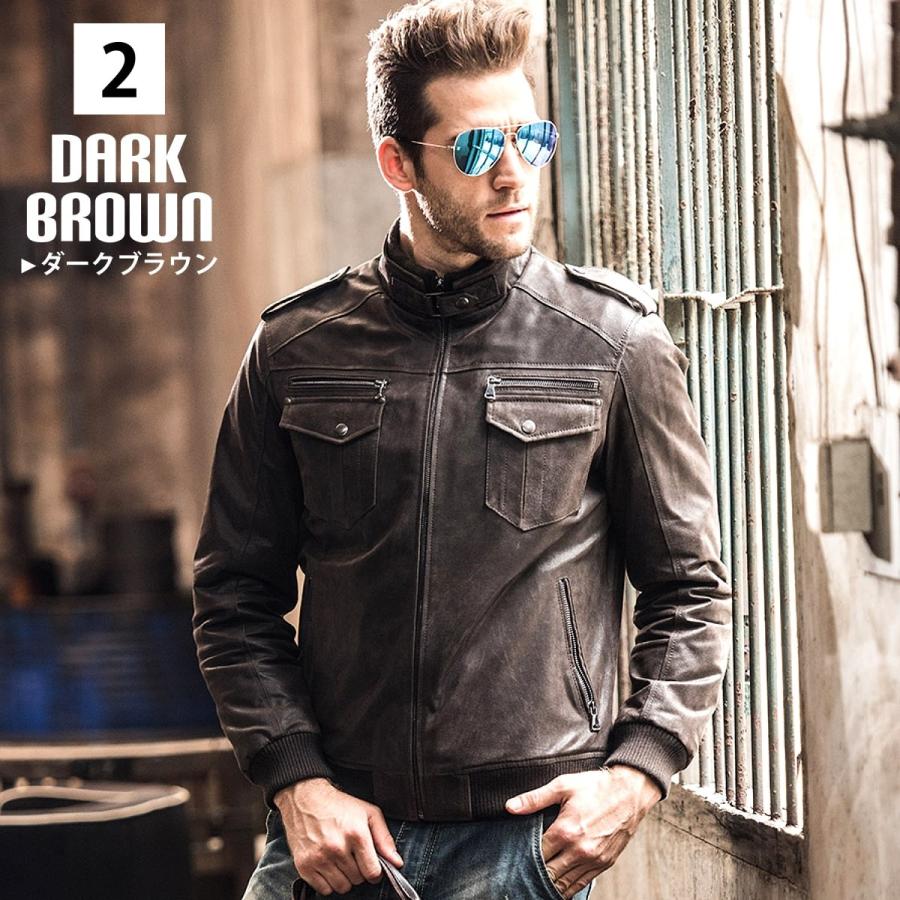 ジャケット・アウター pig skin biker leather jacket 楽天市場】全2色