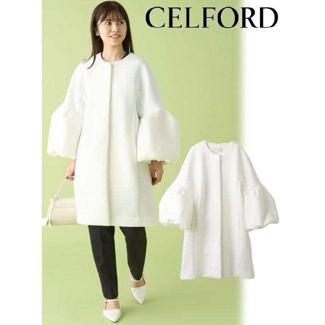 CELFORD（セルフォード） バルーンスリーブコクーンコート 24春夏