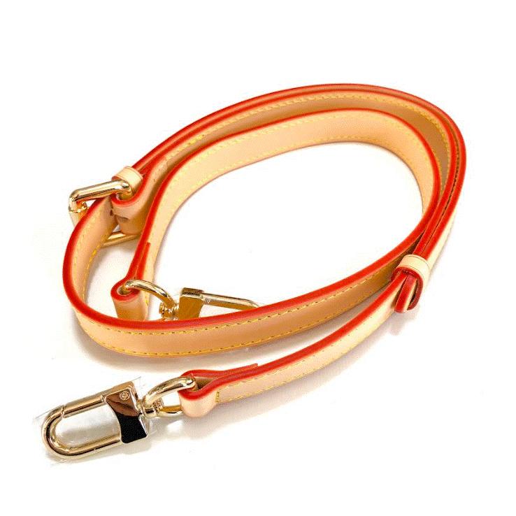 ショルダーストラップ ベージュ 本革 ヌメ革 バッグ ベルト ルイ