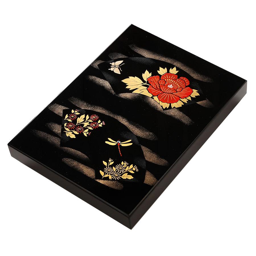 山田平安堂 海外の大切な方への贈り物に 手文庫 蝶に蜻蛉 ＜レター