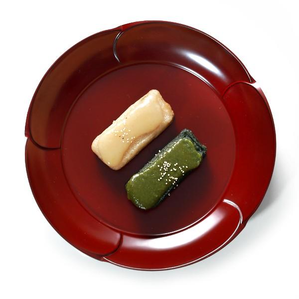 山田平安堂 銘々皿 捻梅 （5枚組） 菓子皿/漆塗り/漆器 : 漆器 山田