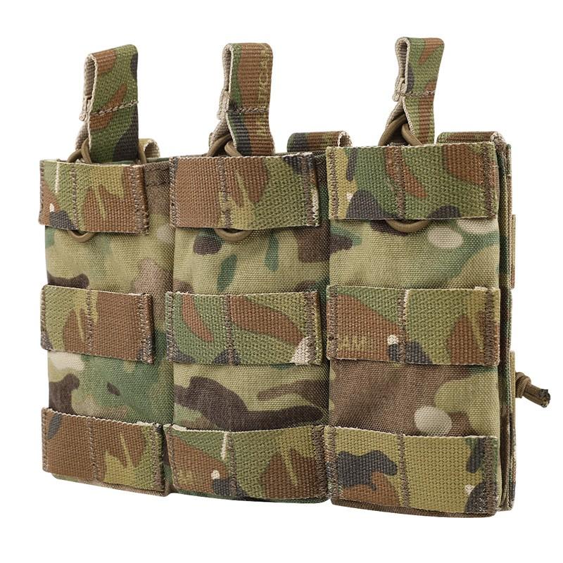 EMERSON M4用 オープントップトリプルマガジンポーチ マルチカム MC