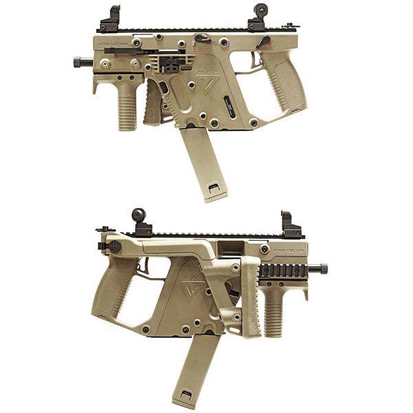オマケ付き】KSC クリス ベクター TAN ガスブローバック KRYTAC ガス