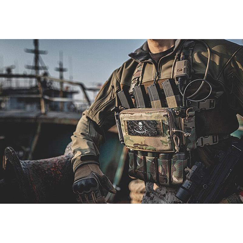 PEW Tactical HSPスタイル D3CRMチェストリグ ウルフグレイ