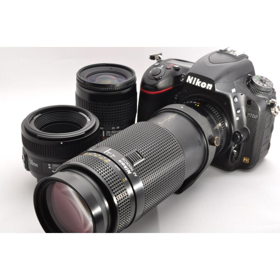ニコン（Nikon） D750 単焦点＆標準＆超望遠トリプルレンズセット 美品