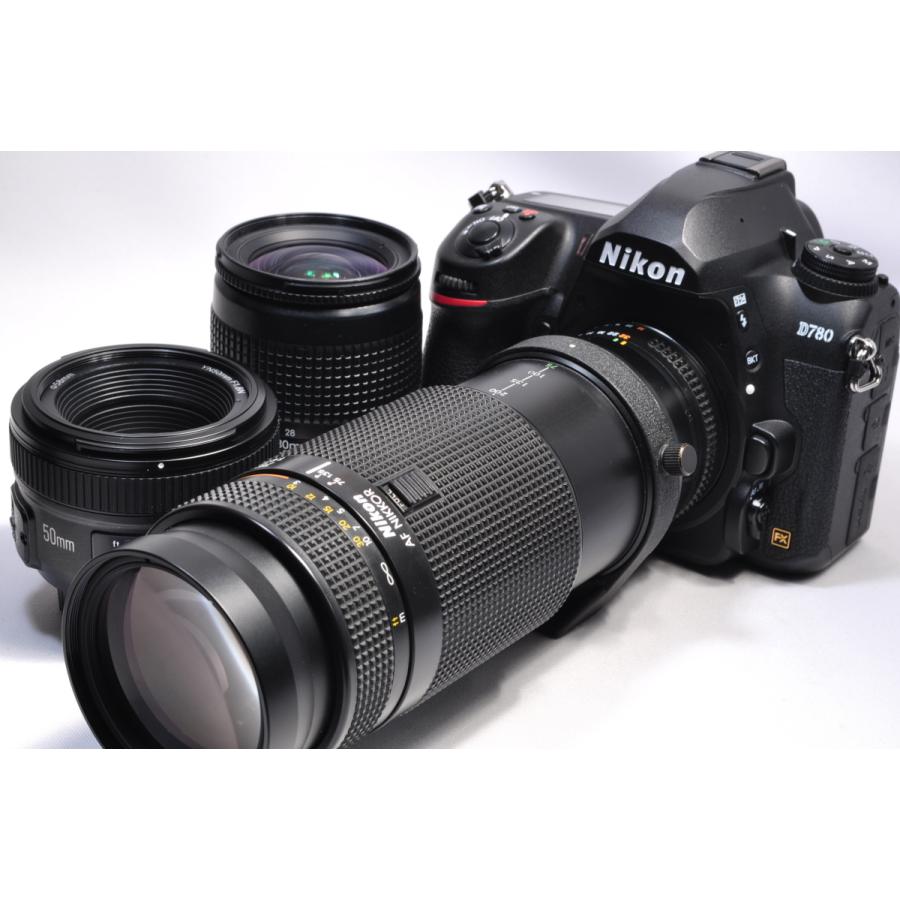 ニコン（Nikon） D780 単焦点＆標準＆超望遠トリプルレンズセット 美品