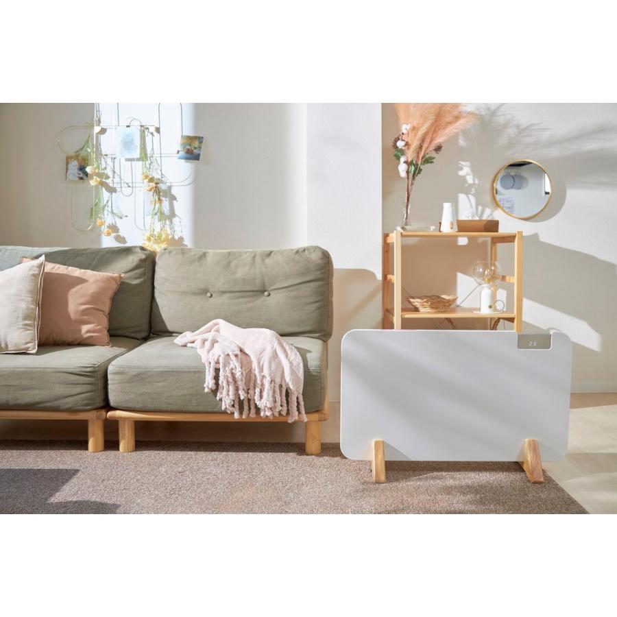 moku. コンベクターヒーター(パネルヒーター) ここぽか 1200W MCH-1202