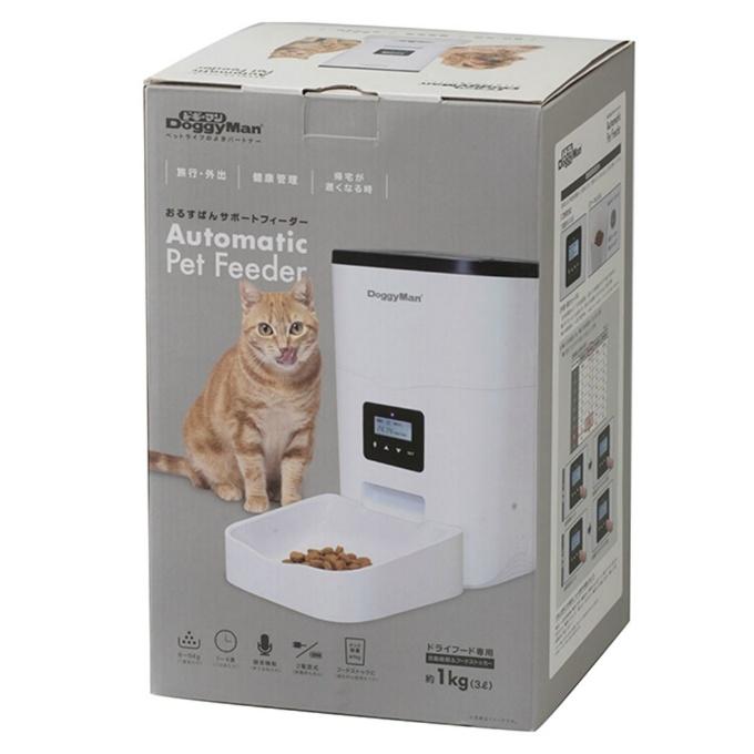 ドギーマン おるすばんサポートフィーダー 自動給餌器 犬 猫 フード