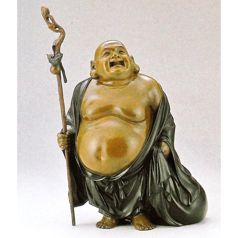 布袋様の置物 歓喜布袋 特上 高岡銅器通販／送料無料 : 檜屋美術館