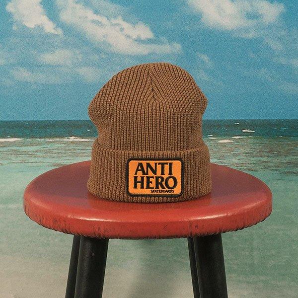 ANTIHERO（アンタイヒーロー） ニットキャップ ビーニー Reserve Patch