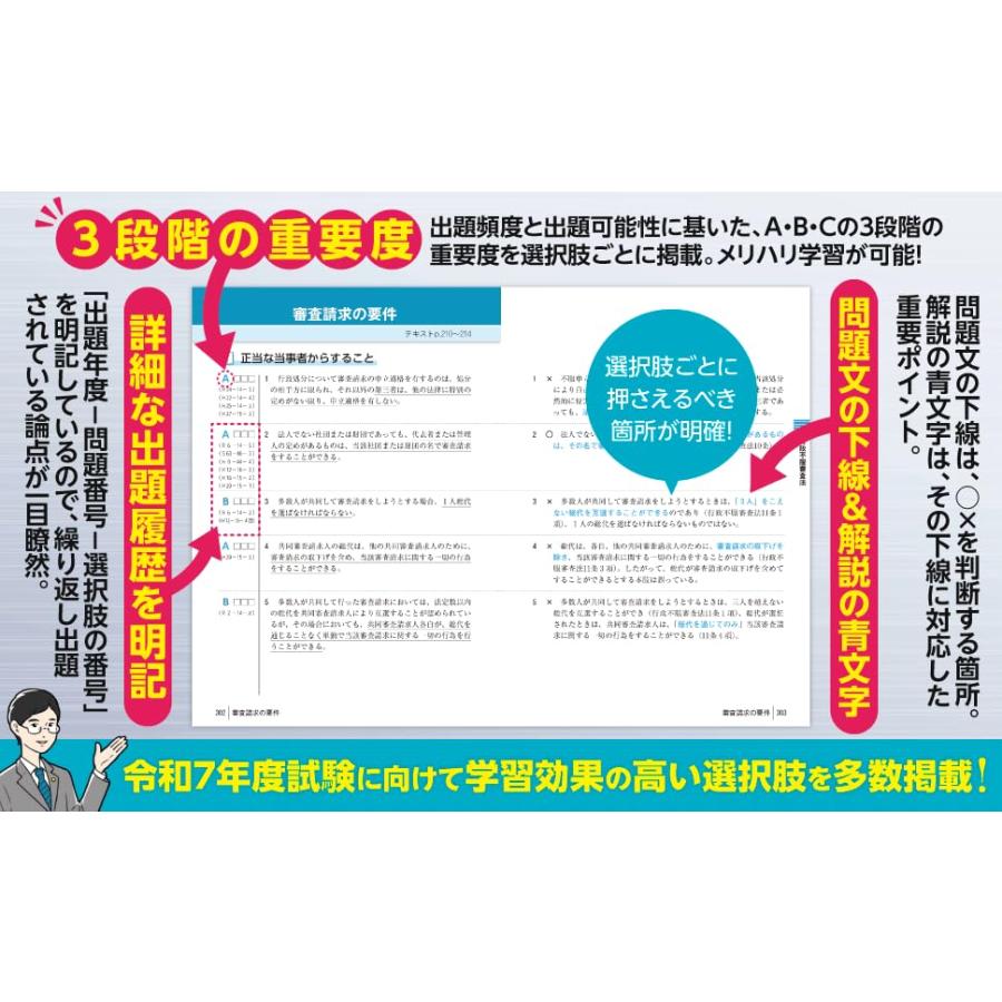 2025年度版 合格革命 行政書士 基本テキスト 問題集 ケータイ六法