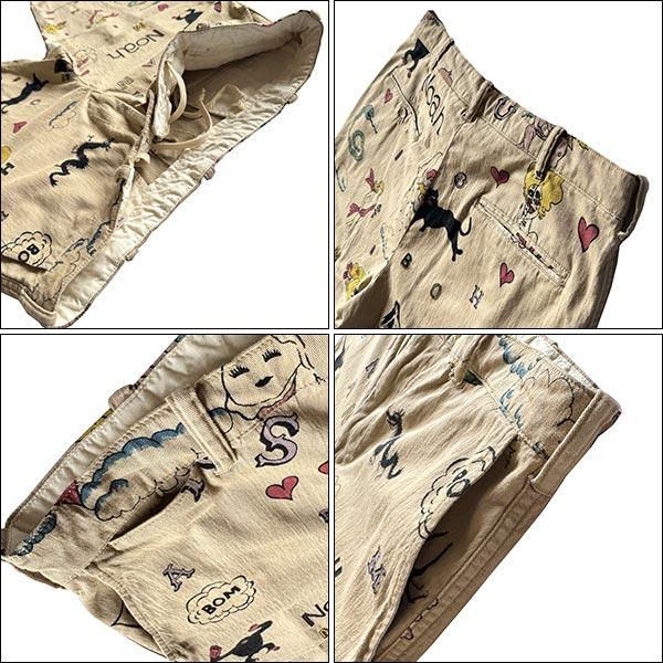 BOHEMIANS（ボヘミアンズ） NOAH ST WORK PANTS BEIGE ノア柄 ワーク