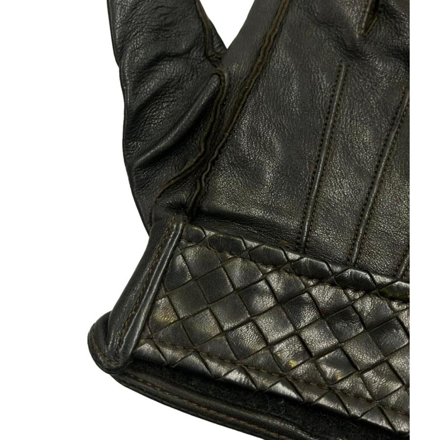 ボッテガヴェネタ レザーグローブ 手袋 メンズ (85) BOTTEGAVENETA