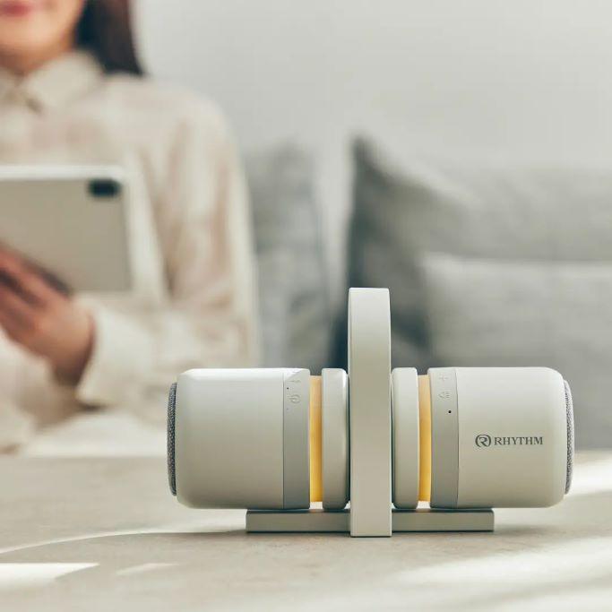 RHYTHM 防水ポータブルシアタースピーカー MAGSPEAKER DUO スマホ