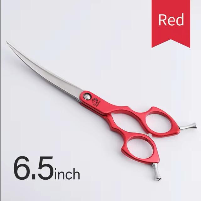 ペット用トリミングハサミ プロ仕様 6インチ/6.5インチ カーブシザー