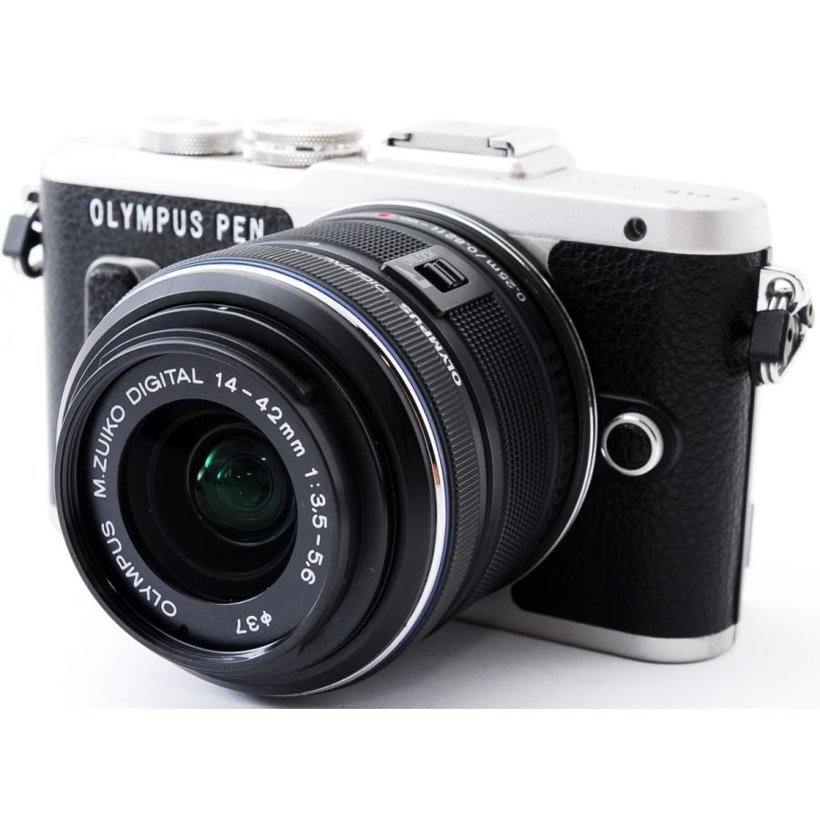 OLYMPUS PEN オリンパス ミラーレス E-PL8 レンズキット ブラック 中古