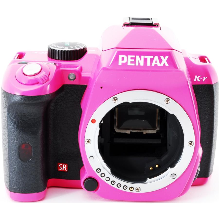 ペンタックス デジタル一眼 PENTAX K-R レンズキット ピンク×ブラック