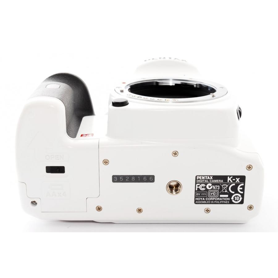 ペンタックス デジタル一眼 PENTAX K-X ホワイト レンズキット 中古
