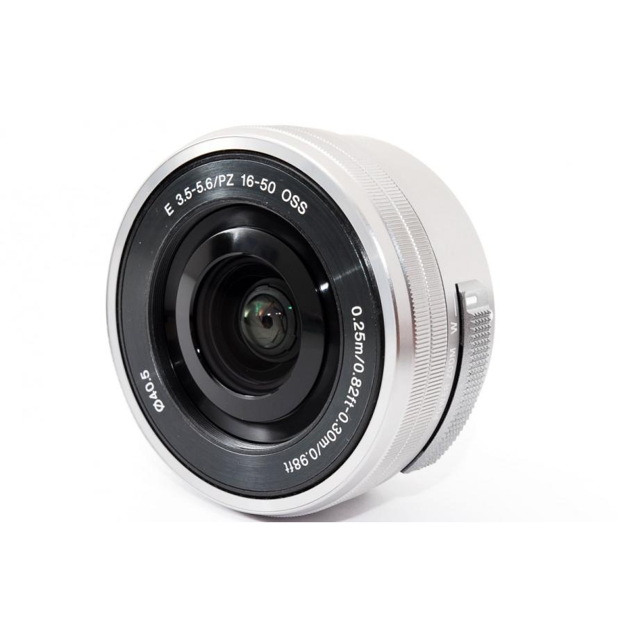 SONY（ソニー） ミラーレス α NEX-5R レンズキット シルバー 中古 Wi