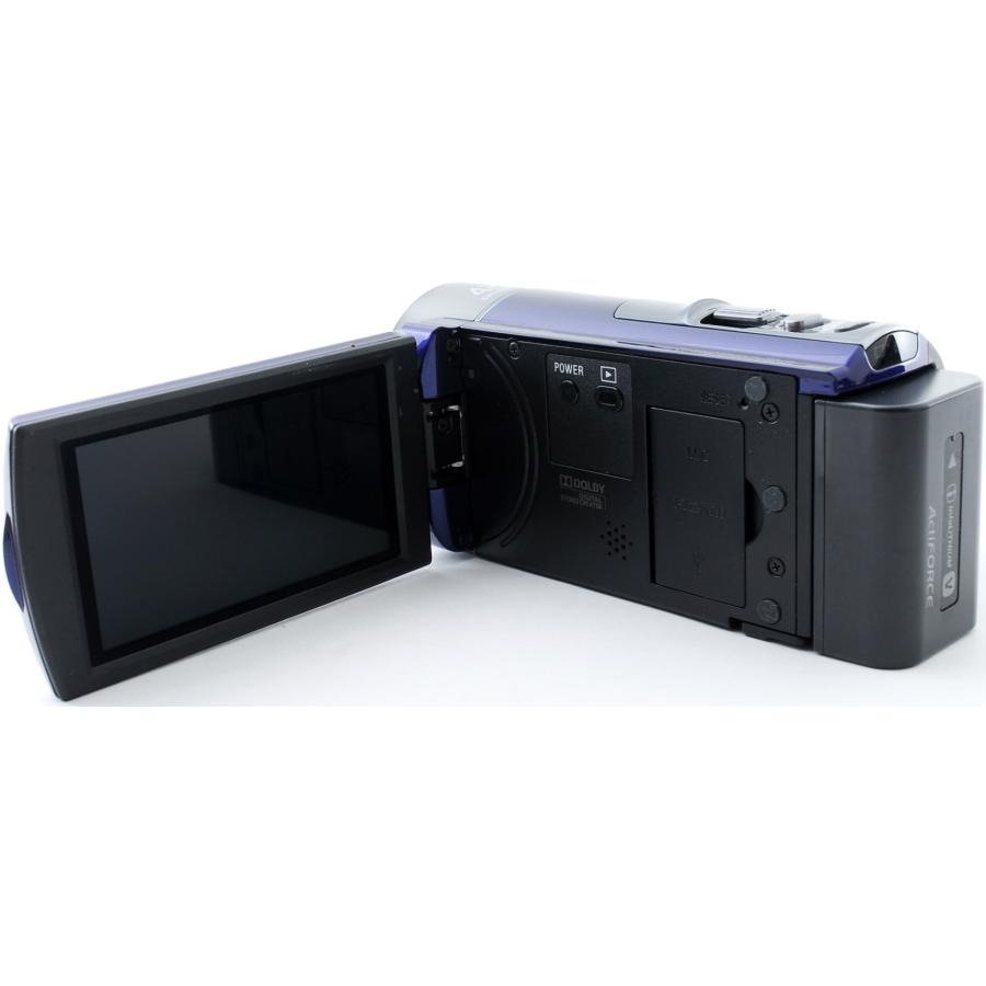 SONY（ソニー） ビデオカメラ SONY HDR-CX180 (L) ブルー 中古 新品SD