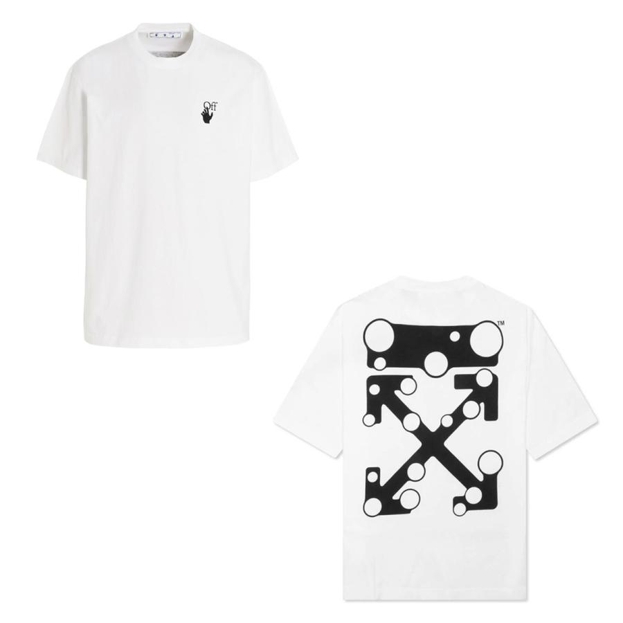 オフホワイト Tシャツ メンズ 正規品 OFF-WHITE 半袖Tシャツ バック
