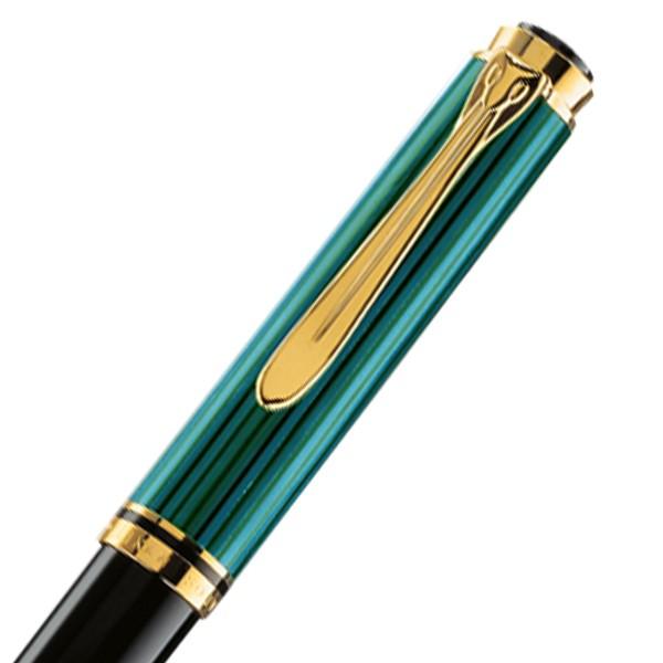 Pelikan（ペリカン） ボールペン スーベレーン K600 グリーン縞 K600
