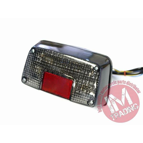 GSX400インパルス用 LEDウインカー付きテールランプ スモークレンズ