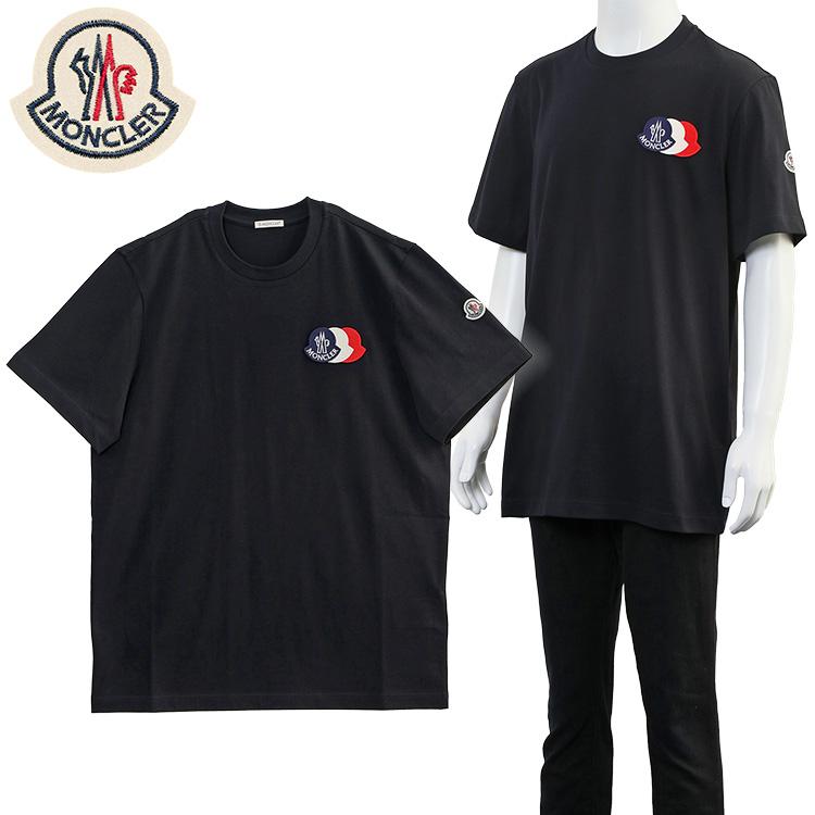 MONCLER（モンクレール） MONCLER Tシャツ トリコロールパッチ 8C000